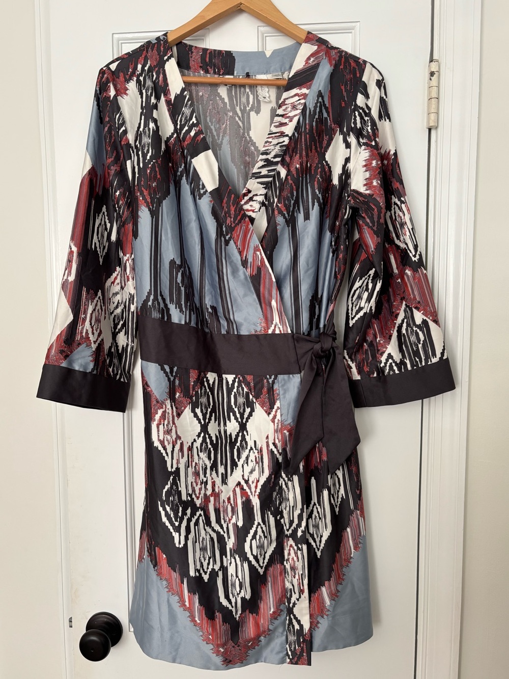 Eloise by Anthropologie Southwest Print Wrap Dress Size M